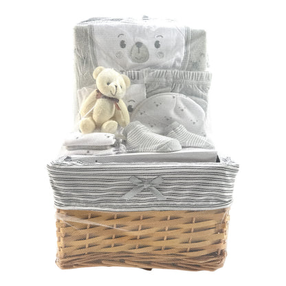 Tom Kids 8-teilige Geburtsbox Grau Kiddylix
