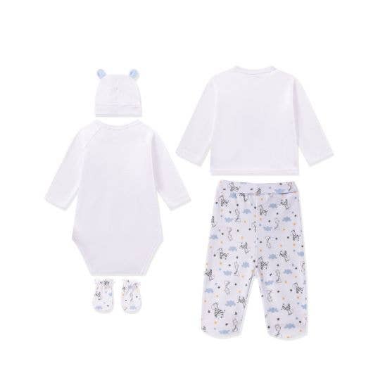 Neugeborenen-Set 6-teilig, Motiv Zebras Newness Kids