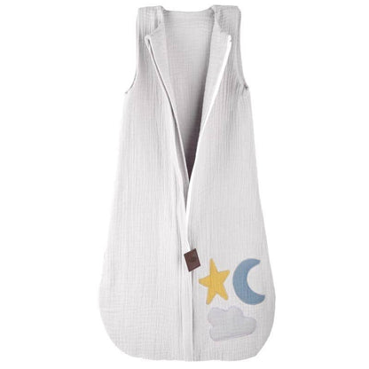 Hi Little One - 2-lagiges Musselin Day & Night Grau Hi Little One