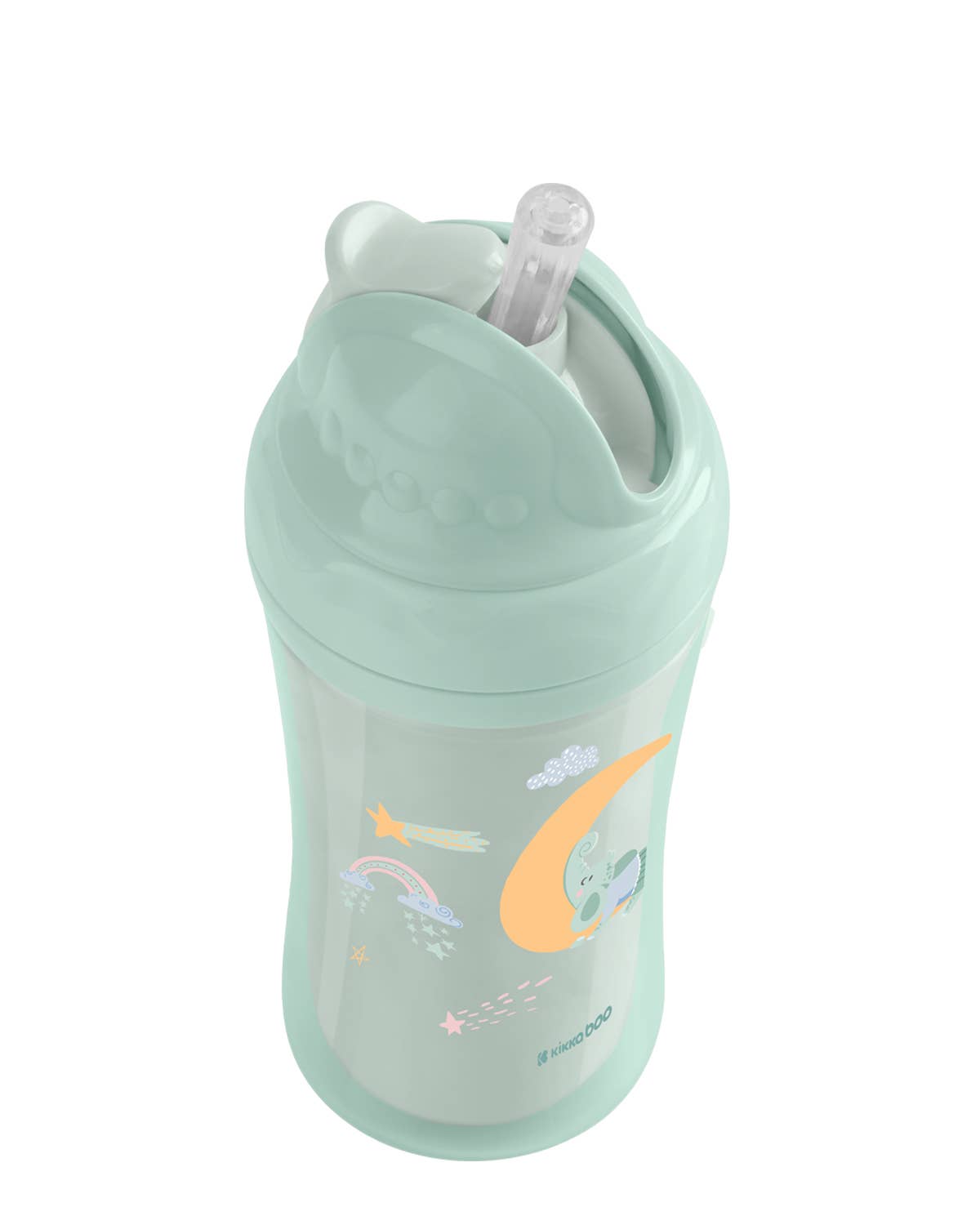 PP-Becher mit Silikonstrohhalm 220 ml Moony Me Kika Group Ltd.