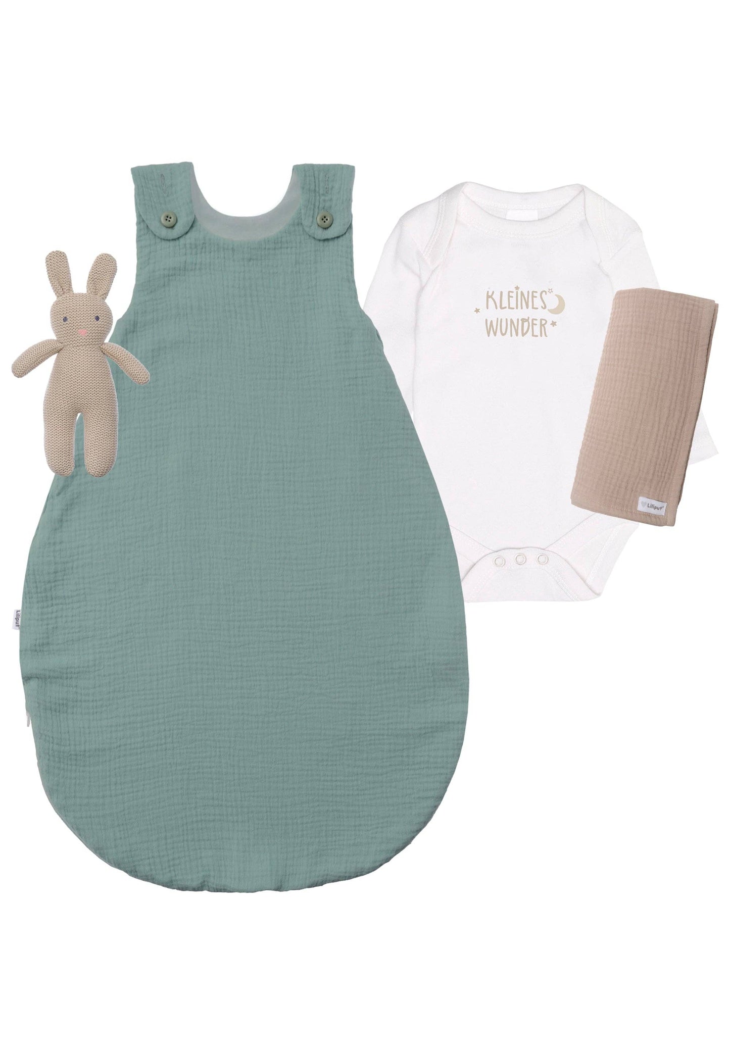 4-teiliges Set mit Schlafsack Kleines Wunder Liliput