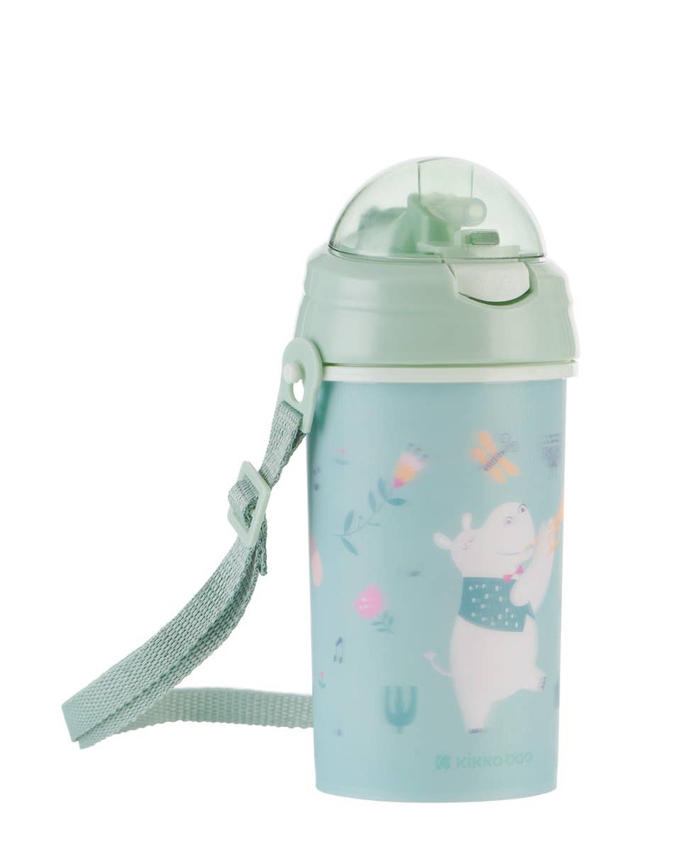 PP-Becher mit Silikonstrohhalm und Riemen 450 ml Musikfest Kika Group Ltd.