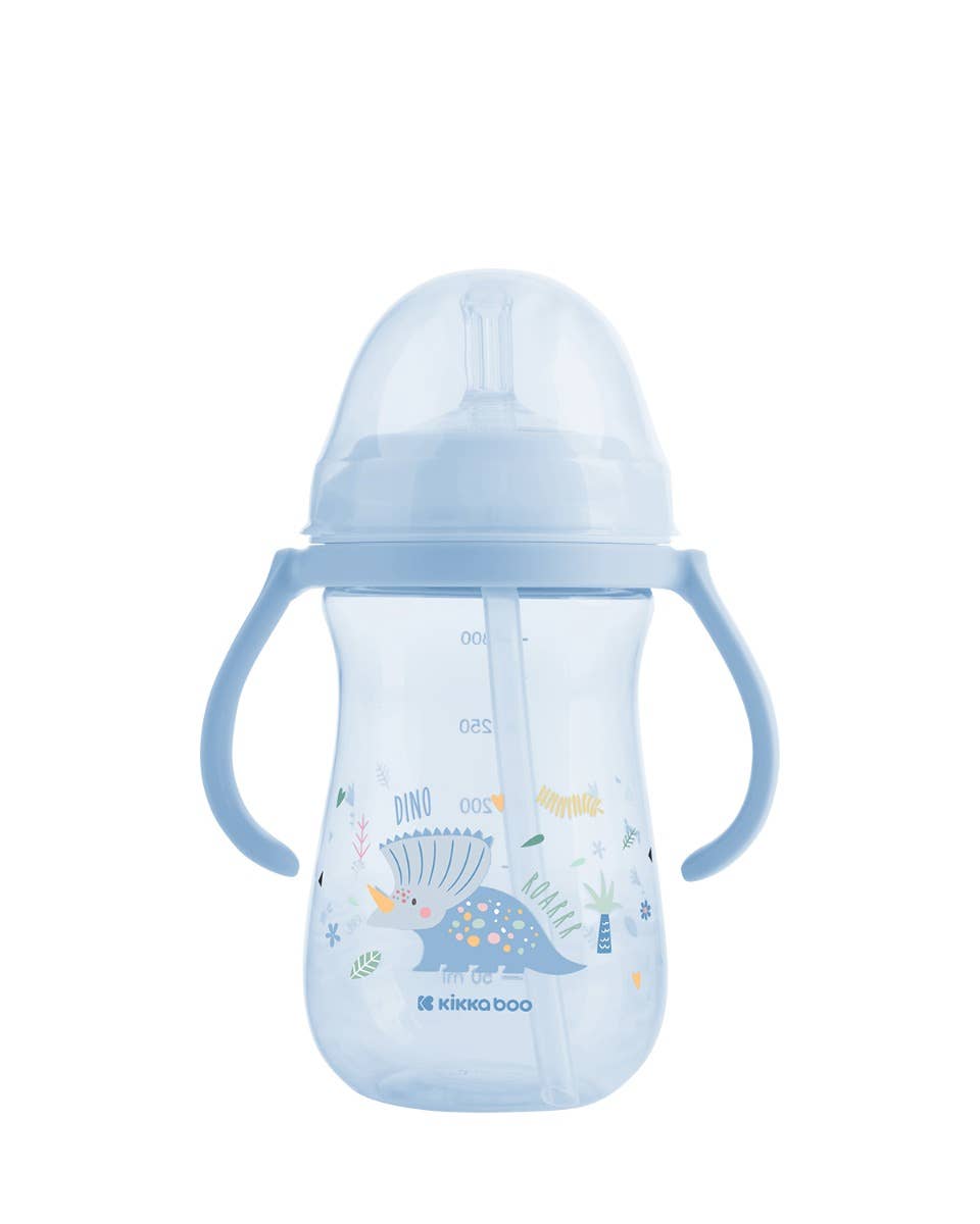 PP-Becher mit Silikonstrohhalm 300 ml Dino World Kika Group Ltd.