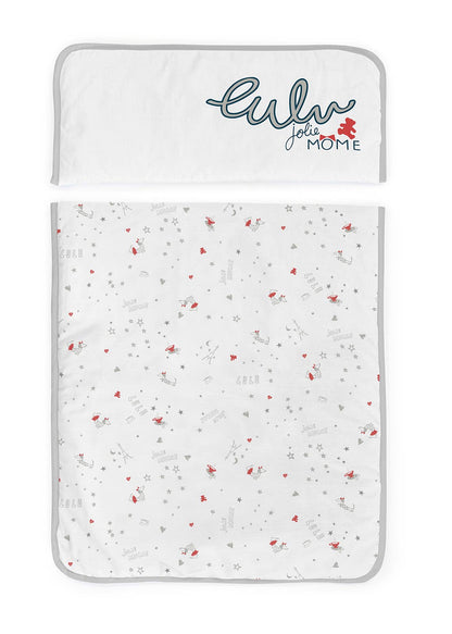 MINI-WIEGE + GRAUER JOLIE MOME STOFF UND SCHLEIER S&P NEWBORN, S.L. (Lulu)