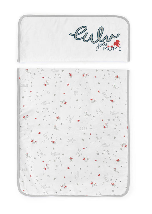 MINI-WIEGE + GRAUER JOLIE MOME STOFF UND SCHLEIER S&P NEWBORN, S.L. (Lulu)