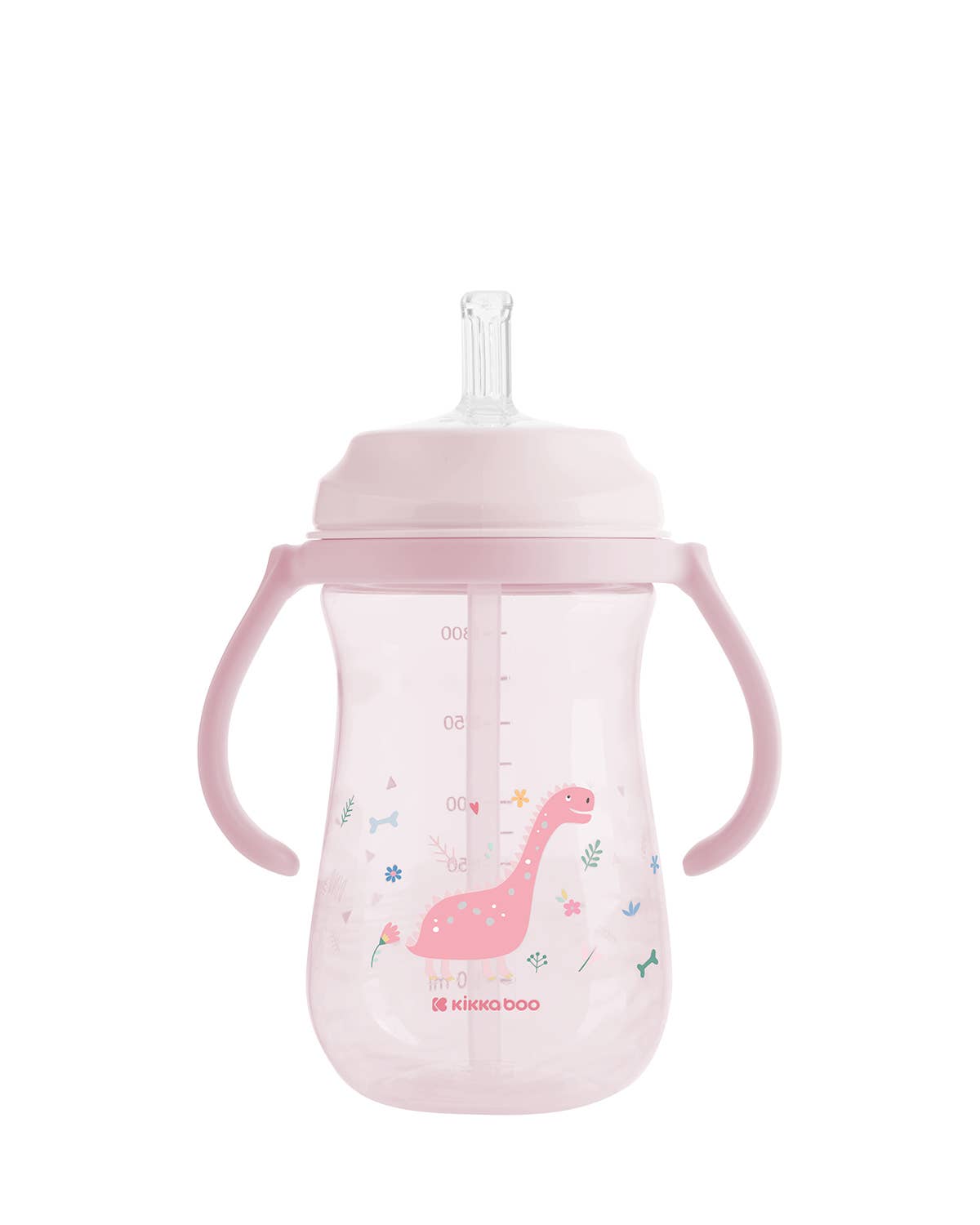 PP-Becher mit Silikonstrohhalm 300 ml Dino World Kika Group Ltd.
