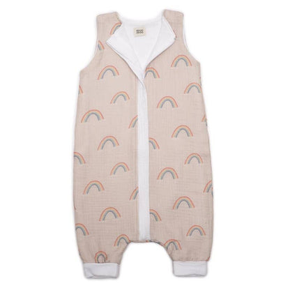Doppelseitiger Grow Up Schlafsack Tog 1 Rainbow/White S Hi Little One