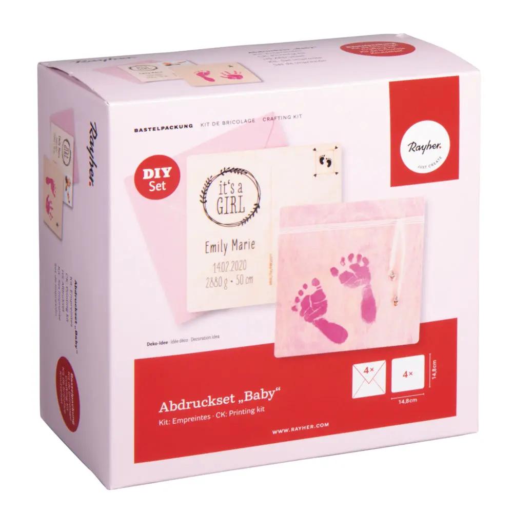 Baby Abdruckset Pink Rayher