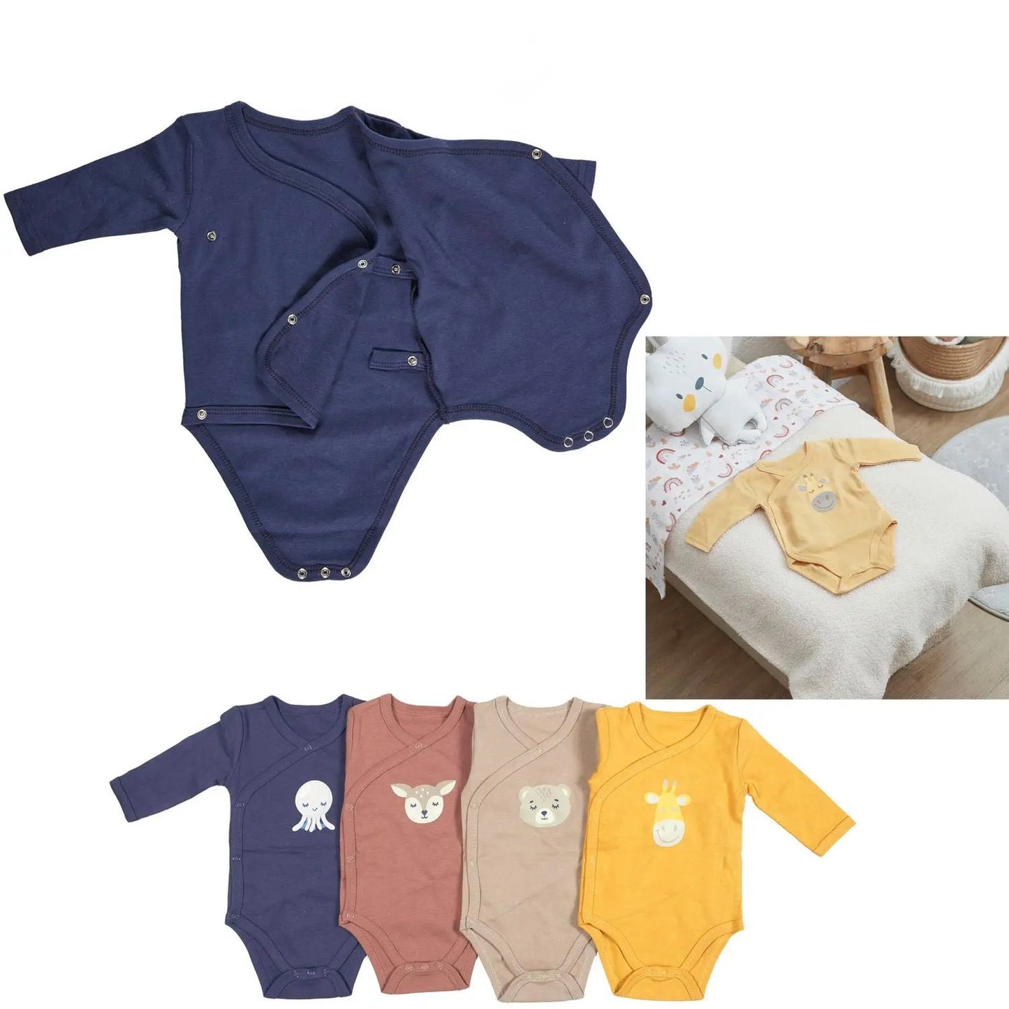 Baby Body 4er-Set TOM ET ZOE