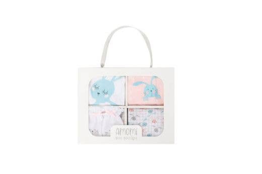 Neugeborenen-Set 6-teilig, Motiv Häschen Newness Kids