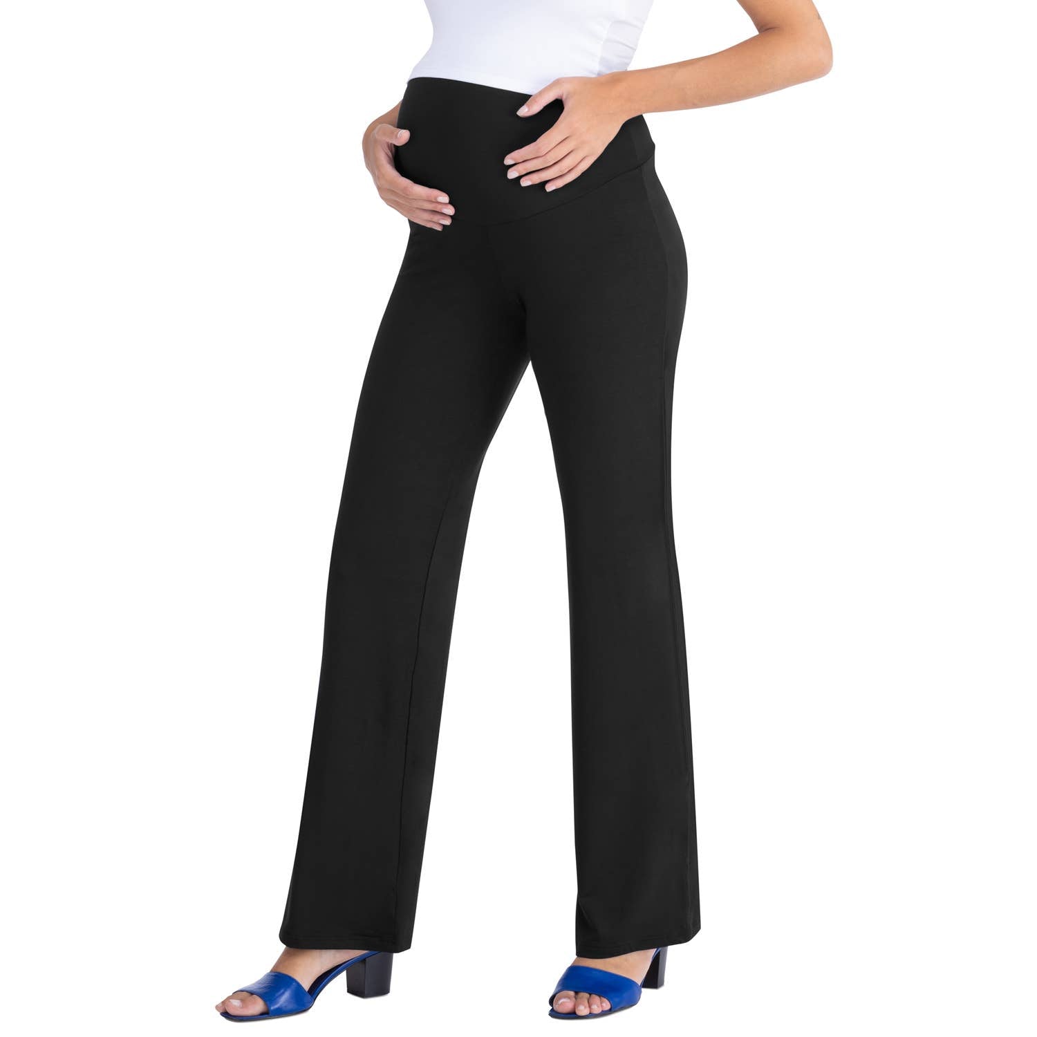 Cinzia, elegante Umstandshose mit weitem Bein Mamsy