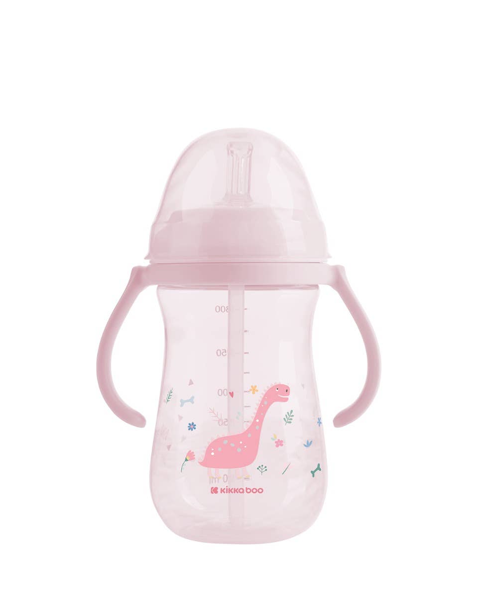 PP-Becher mit Silikonstrohhalm 300 ml Dino World Kika Group Ltd.