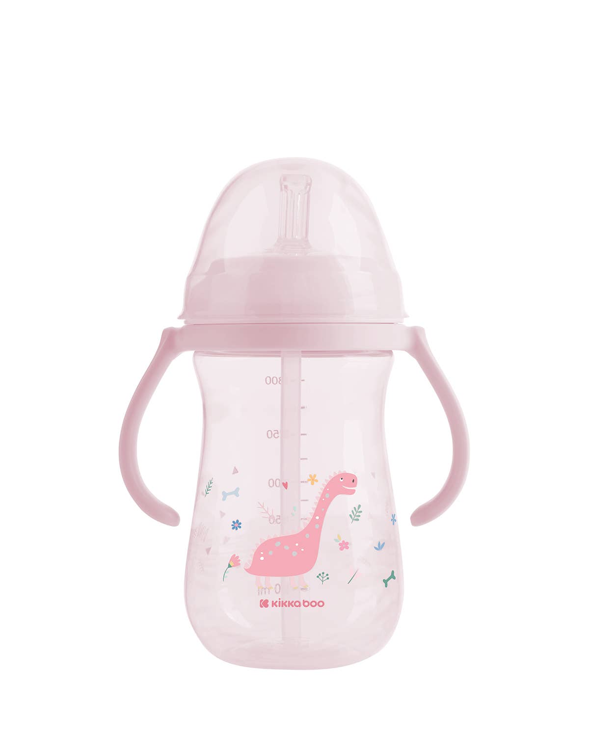 PP-Becher mit Silikonstrohhalm 300 ml Dino World Kika Group Ltd.