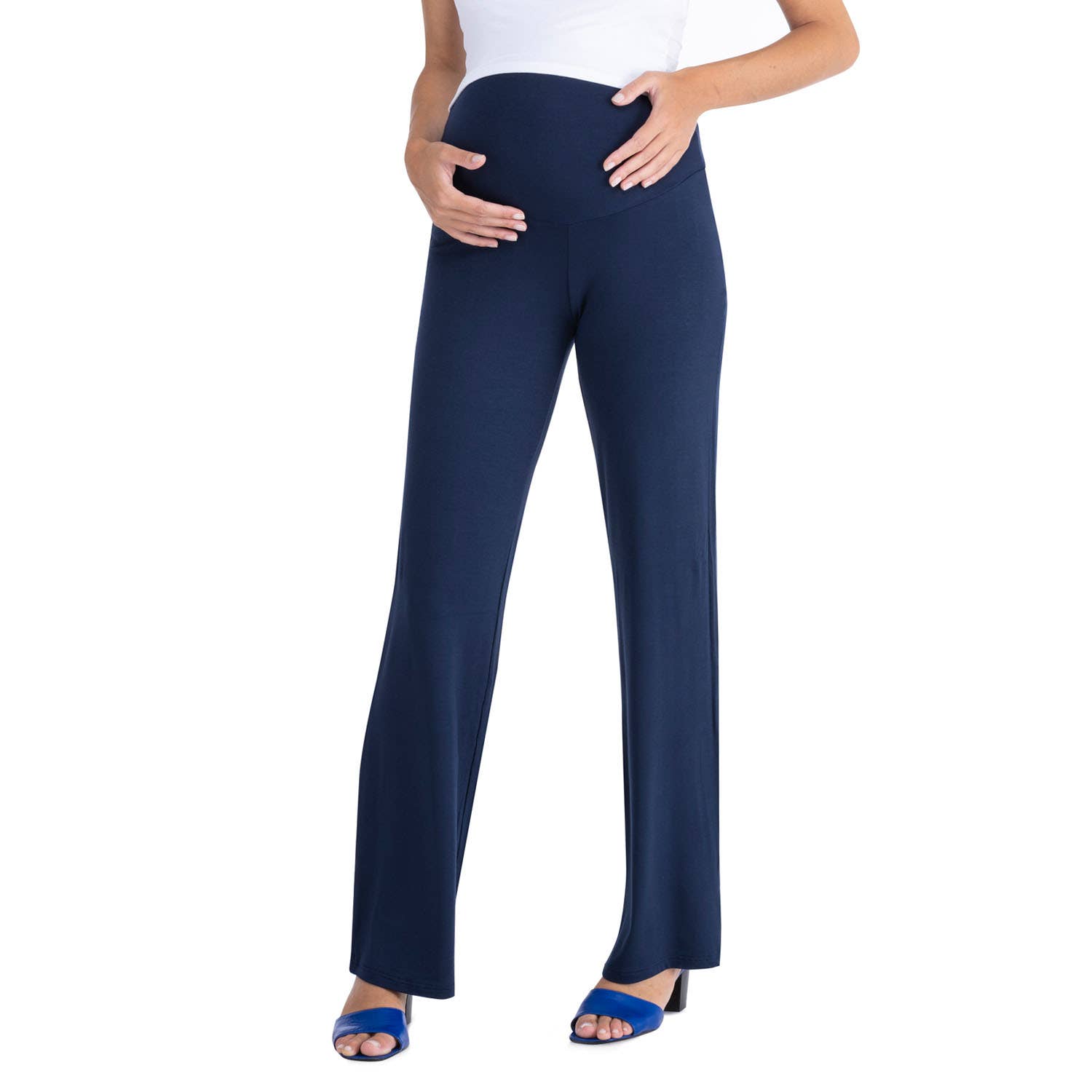 Cinzia, elegante Umstandshose mit weitem Bein Mamsy