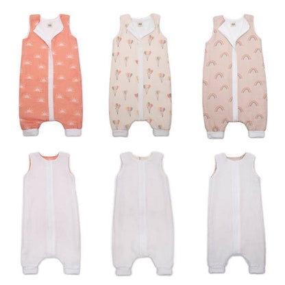 Doppelseitiger Grow Up Schlafsack Tog 1 Rainbow/White S Hi Little One