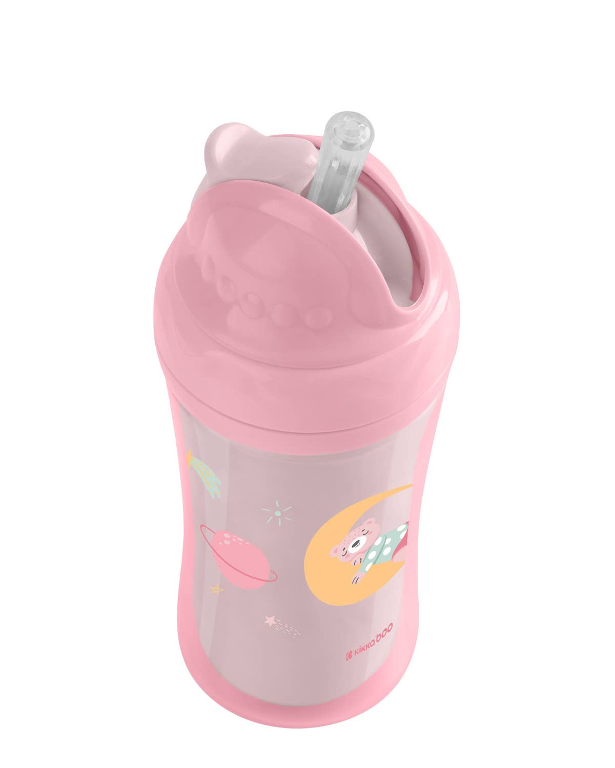 PP-Becher mit Silikonstrohhalm 220 ml Moony Me Kika Group Ltd.